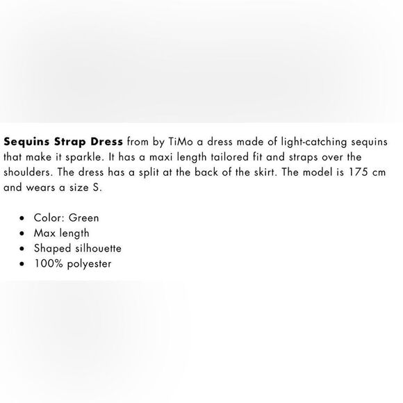 Anthropologie byTiMo Sequins Strap Dress/ size XS - Picture 8 of 8